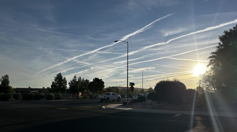 What’s with all those contrails in Southern Utah? Conspiracy or science?