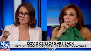 Jessica Tarlov and Jeanine Pirro on Fox News' The Five