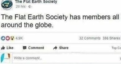 Did the Flat Earth Society Post on Facebook It Has ‘Members All Around the Globe’?