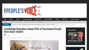 Fact Check: Cambridge Scientists Did NOT ‘Admit 25% Of Vaccinated People Now Have VAIDS’