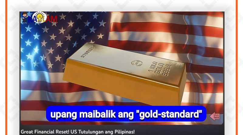 FACT CHECK: Return to gold standard system not in WEF's ‘Great Reset’ plan