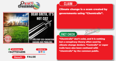 The concept of “Chem Trail” is Hoax and Not Real! - Fact Crescendo Sri Lanka English | The leading fact-checking website