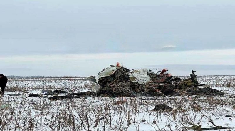 Conspiracy theorists go wild over Russian plane crash 'with Ukrainian soldiers'
