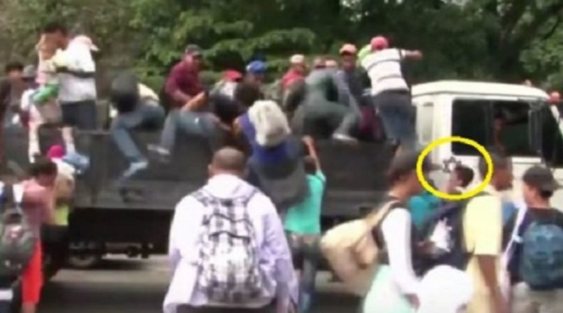 Does a Star of David on a Vehicle Traveling with the Migrant Caravan Prove Soros Is Behind It?