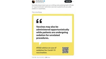 Fact Check: Australian Government Did NOT Advocate COVID-19 Vaccination Without Consent During Sedation | Lead Stories