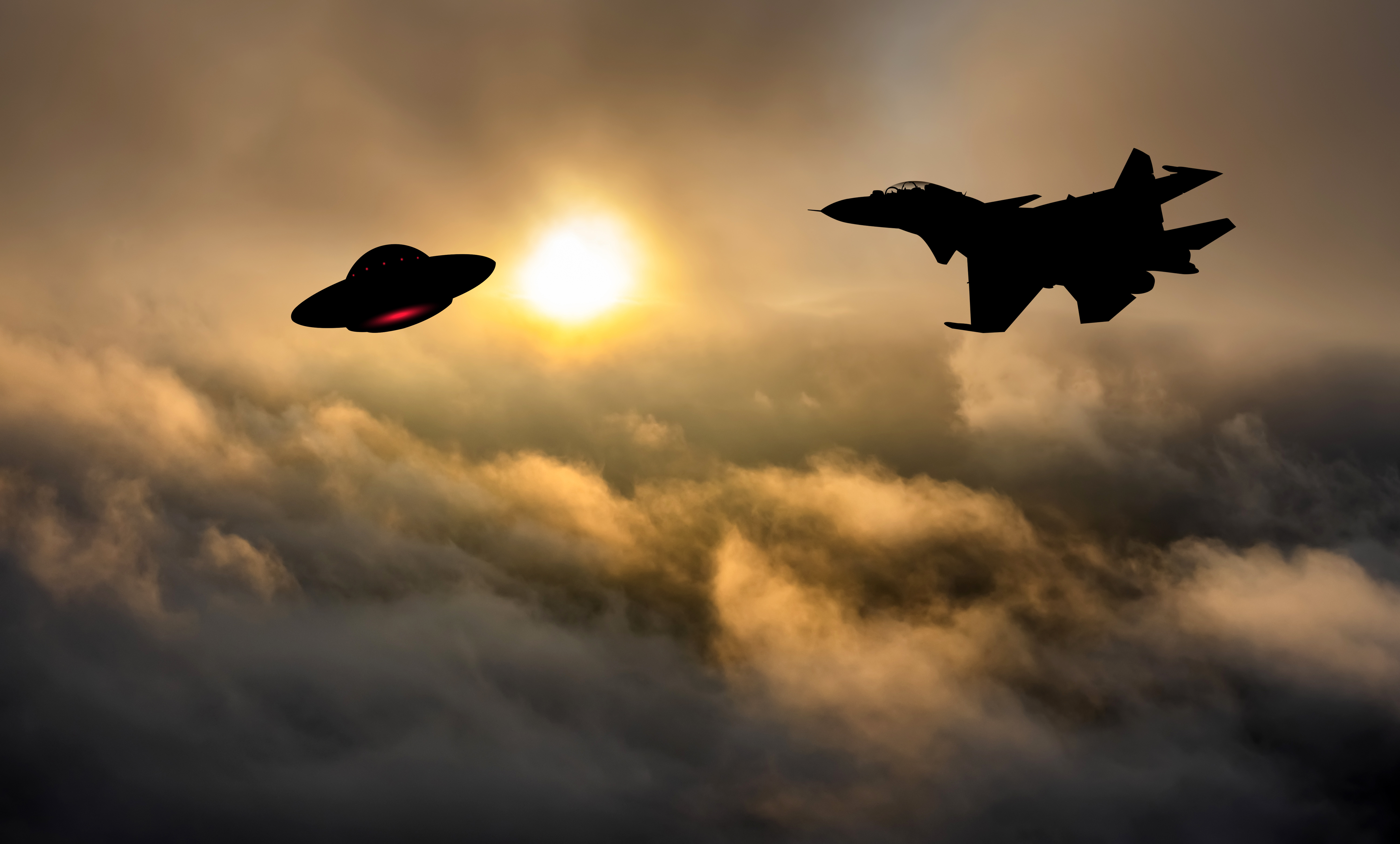 The pilot said he saw a giant UFO 'twice the size of a city' before it vanished