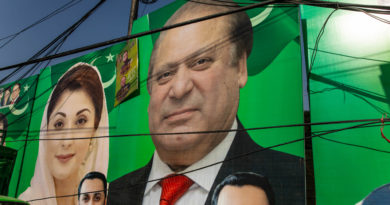 Pakistan's ex-PM Nawaz Sharif declares victory in fraught election as opponents claim vote-rigging