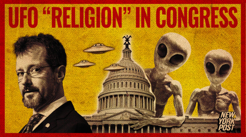 UFO “religion” influencing Congress to hunt aliens, says top Pentagon official