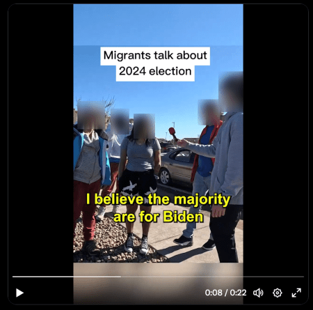 A boosted video resonates with ‘border crisis’ and ‘rigged election’ frames