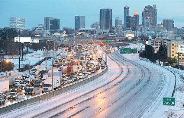 Chemtrails? Nanobots? Please. What fell in Atlanta was real snow that actually did melt