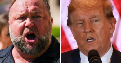 Donald Trump's post angers Alex Jones