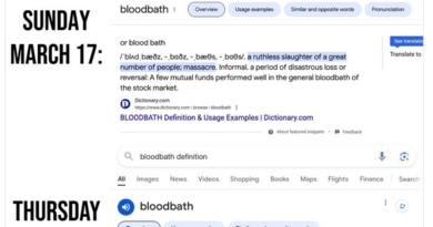 Google Changed Its Definition of 'Bloodbath' After Trump Used It in a Speech?