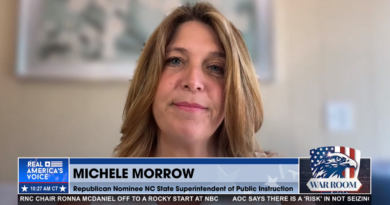 Michele Morrow has worked for a group that's promoted school shooting, 9/11, and Hitler conspiracy theories