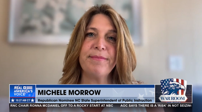 Michele Morrow has worked for a group that's promoted school shooting, 9/11, and Hitler conspiracy theories