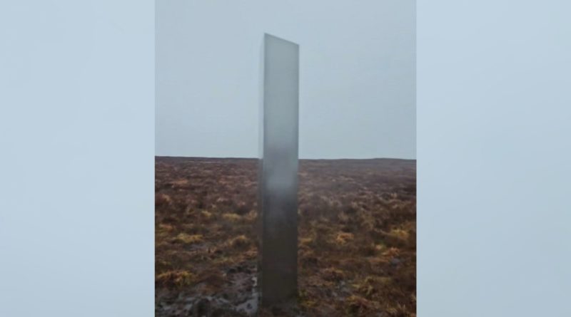 Monolith mystery reemerges in Wales, prompting speculation of space aliens