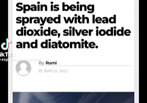 The Spanish Meteorological Agency has not confessed that Spain is being sprayed with chemtrails from planes - FACTLY