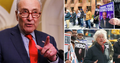 UFO truthers converge on Chuck Schumer’s NYC office to celebrate human kind’s ‘ET moment’