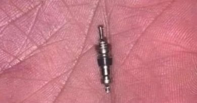 Cyclists dumbfounded by bizarre online conspiracy theory claiming bike inner tube valve is a "5G antenna tracking device" inserted under skin after Covid jab