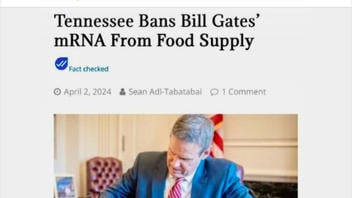 Fact Check: Tennessee Did NOT Ban The Inclusion Of Vaccines In The Food Supply | Lead Stories
