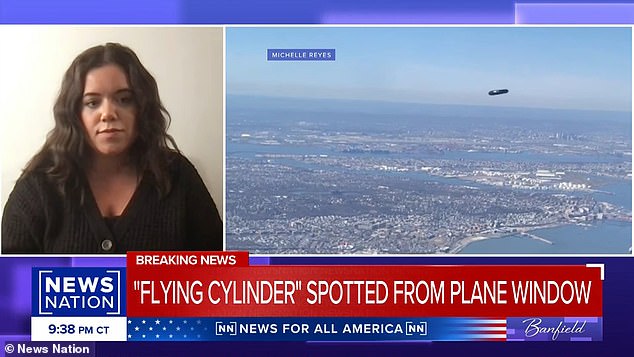 Possible UFO spotted flying over New York City by airplane passenger