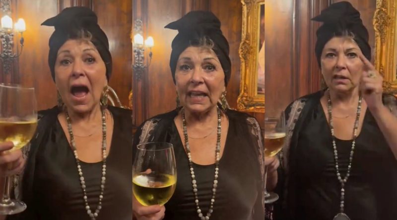 Roseanne Goes Full QAnon in Deranged Rant About ‘Baby Blood-Drinking’ Democrats At Trump’s Mar-a-Lago Party For Kari Lake
