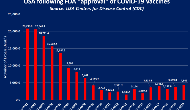 U.S. Records Over 1 Million Excess Deaths Among “Over 65” Age Group Since Covid “Vaccine” “Approval”