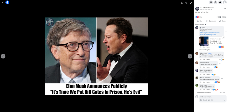 elon musk put bill gates in prison FB post.png