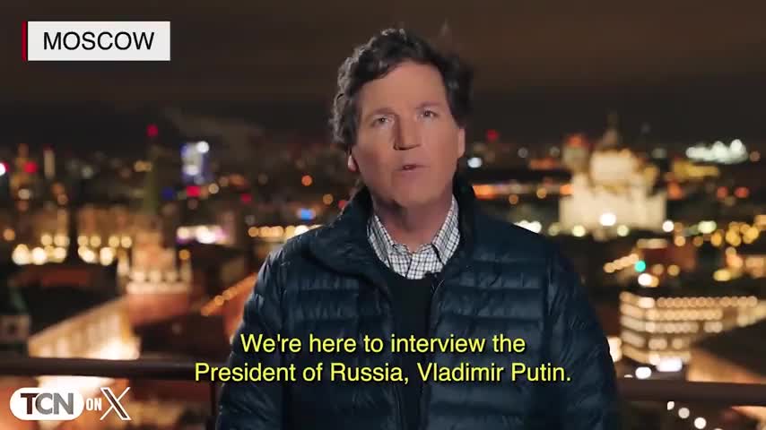 Tucker Carlson Defends Interviewing Vladimir Putin