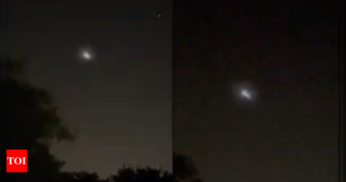 Social media abuzz with videos of strange spiral pattern UFO - Times of India