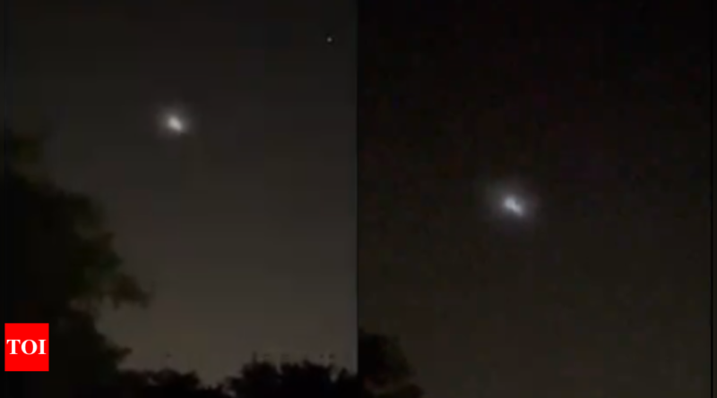 Social media abuzz with videos of strange spiral pattern UFO - Times of India