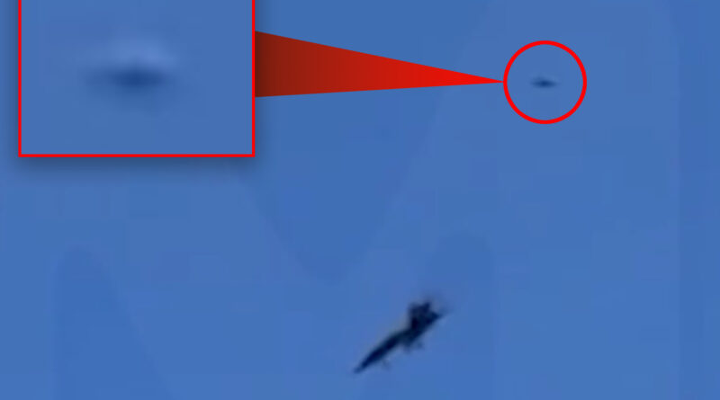 UFO captured zipping through the sky during Blue Angels airshow over New York beach