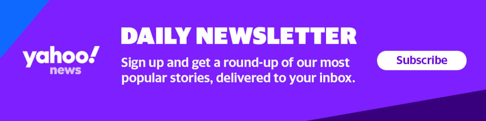 Yahoo News daily newsletter banner