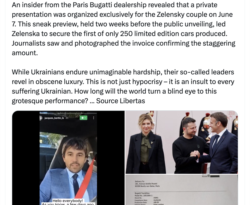 Fact Check: Did Ukraine’s first lady purchase $4.8 million Bugatti supercar?