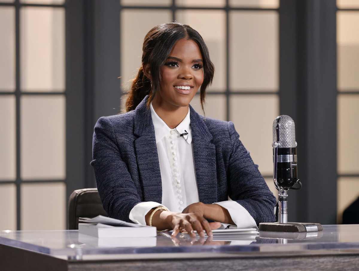 NASHVILLE, TENNESSEE - MARCH 31: Host Candace Owens is seen on set of 