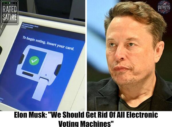 Elon Musk Said We Should Get Rid of Electronic Voting Machines?