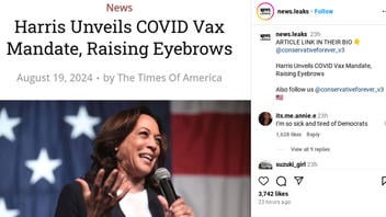 Fact Check: Kamala Harris Did NOT 'Unveil' National COVID Vaccination Mandate -- It's Just For Her Campaign Employees | Lead Stories