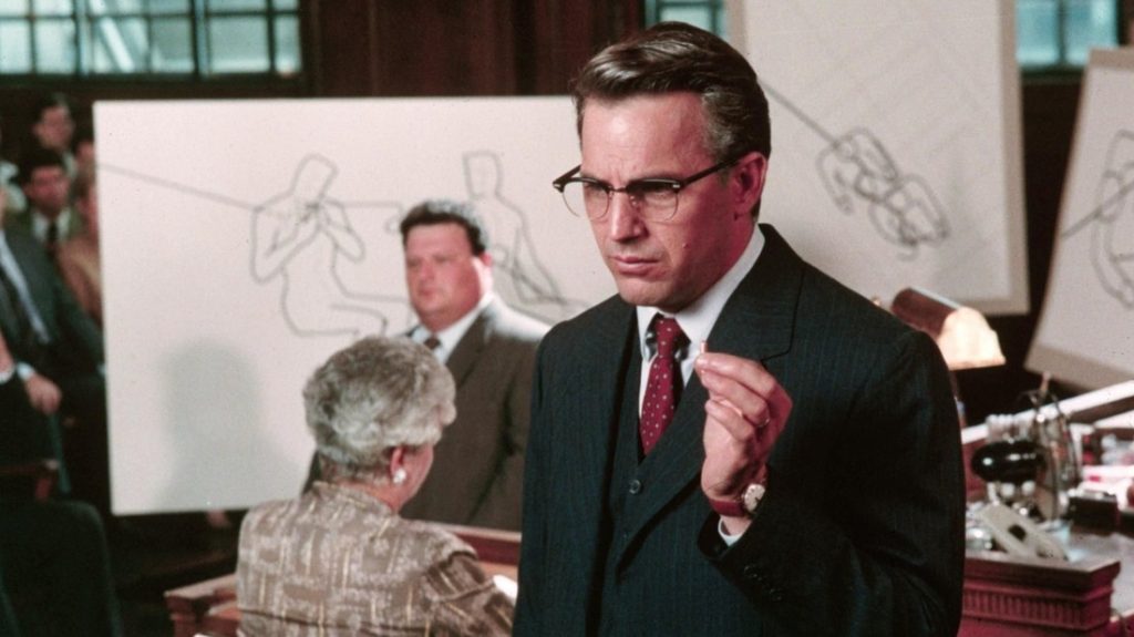 Kevin Costner in Oliver Stone's JFK