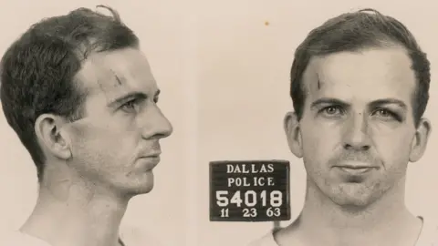 AFP / Getty Lee Harvey Oswald's mugshot