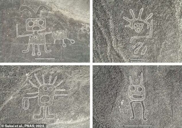 More than 300 Nazca glyphs found in Peru including Wall-E-style figure