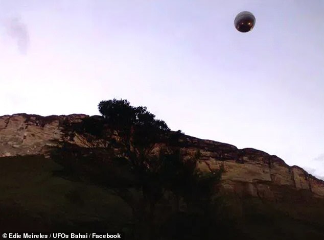 Above, a final known image from Meireles' alleged 2011 UFO encounter, this time with less fog or low-lying cloud cover along the trail in Brazil's Chapada Diamantina National Park