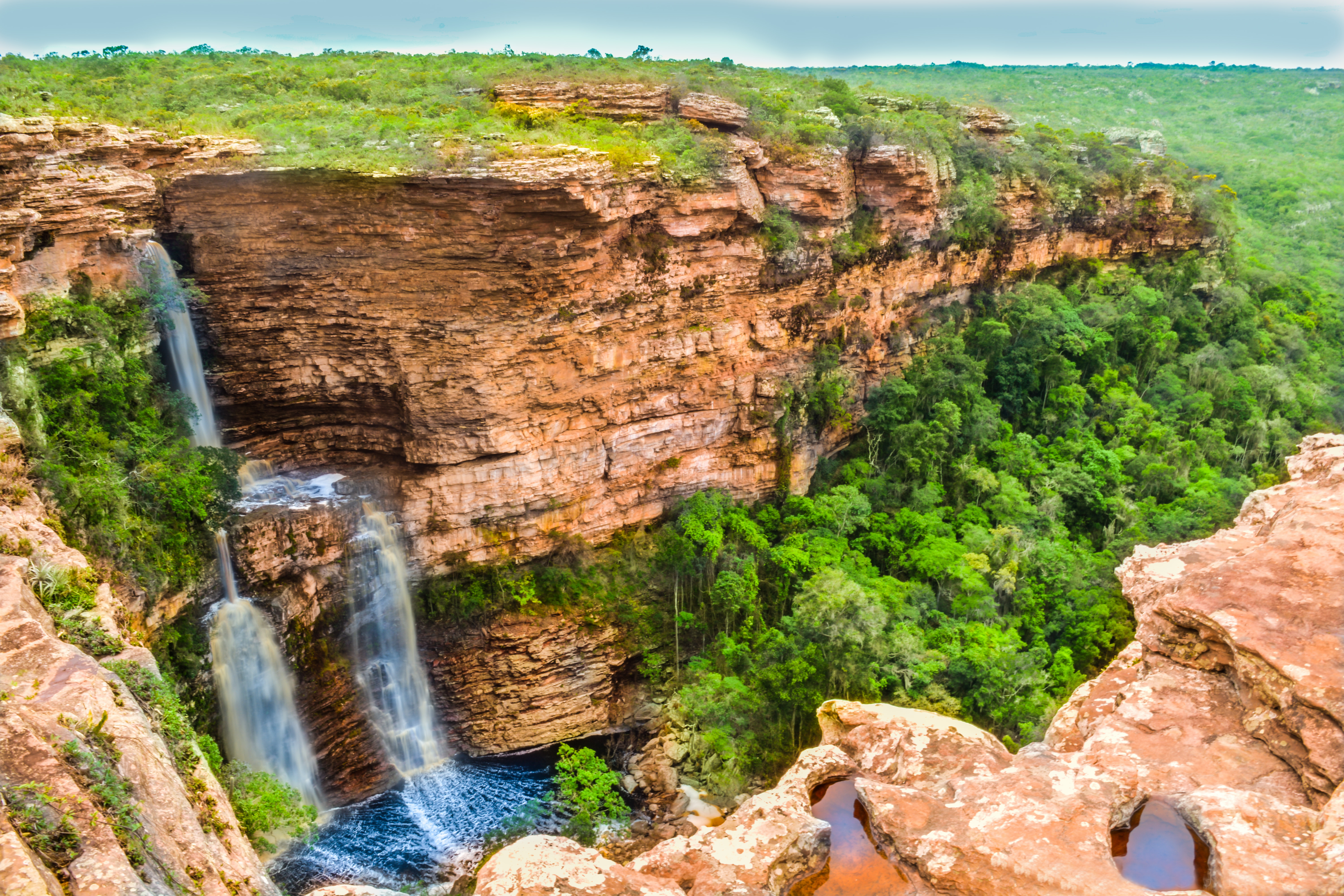 Chapada Diamantina National Park is 3,000 feet above sea level.