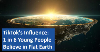 TikTok’s Influence: 1 in 6 Young People Believe in Flat Earth