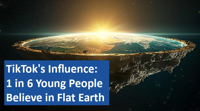 TikTok’s Influence: 1 in 6 Young People Believe in Flat Earth