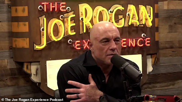 When Rogan told Trump scientists had as yet not found any evidence of life on Mars or any other planet in the solar system, Trump said he believes there still could be. 'Well maybe its life that we don't know,' he replied