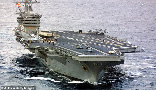 Warships guarding the aircraft carrier USS Nimitz as well as a submarine in the area spotted a strange object on radar in the Pacific in November 2004