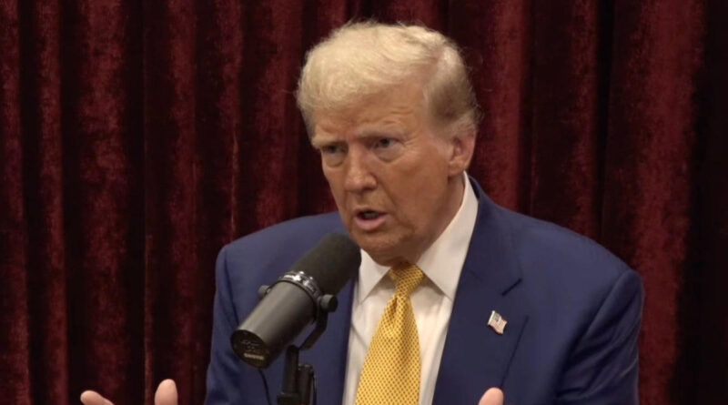 Joe Rogan asked Donald Trump for specifics on how 2020 was stolen. Then could only laugh at the answer