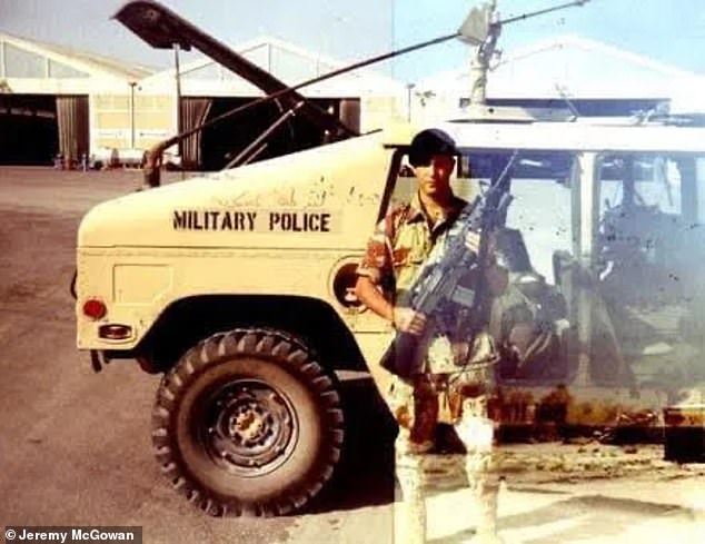 In the mid-90s, while serving as a member of the JSOC J2 Security Team for 'Ellipse Foxtrot,' Jeremy McGowan (above) says he was a witness to unusual aerial lights appearing to survey a highly classified cargo container he had been tasked with guarding in the desert