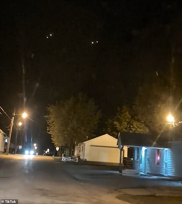 While it's unclear if the bizarre radar return relates to the previous night's wave of strange lights in the sky, one seasoned analyst of UFO videos told DailyMail.com that Kokomo's citizens most likely saw military flares: Alejandro Rojas, an advisor to tech start-up Enigma Labs