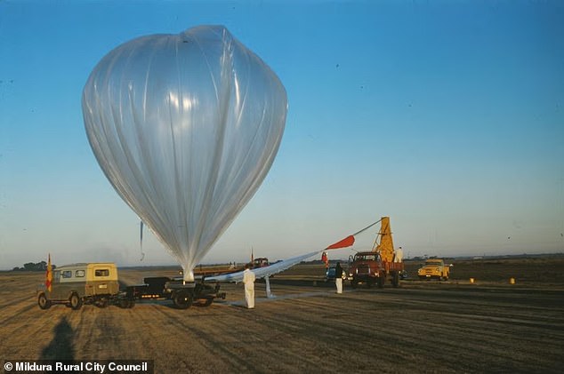 HIBAL balloons were used to sample the levels of radioactive elements in the atmosphere