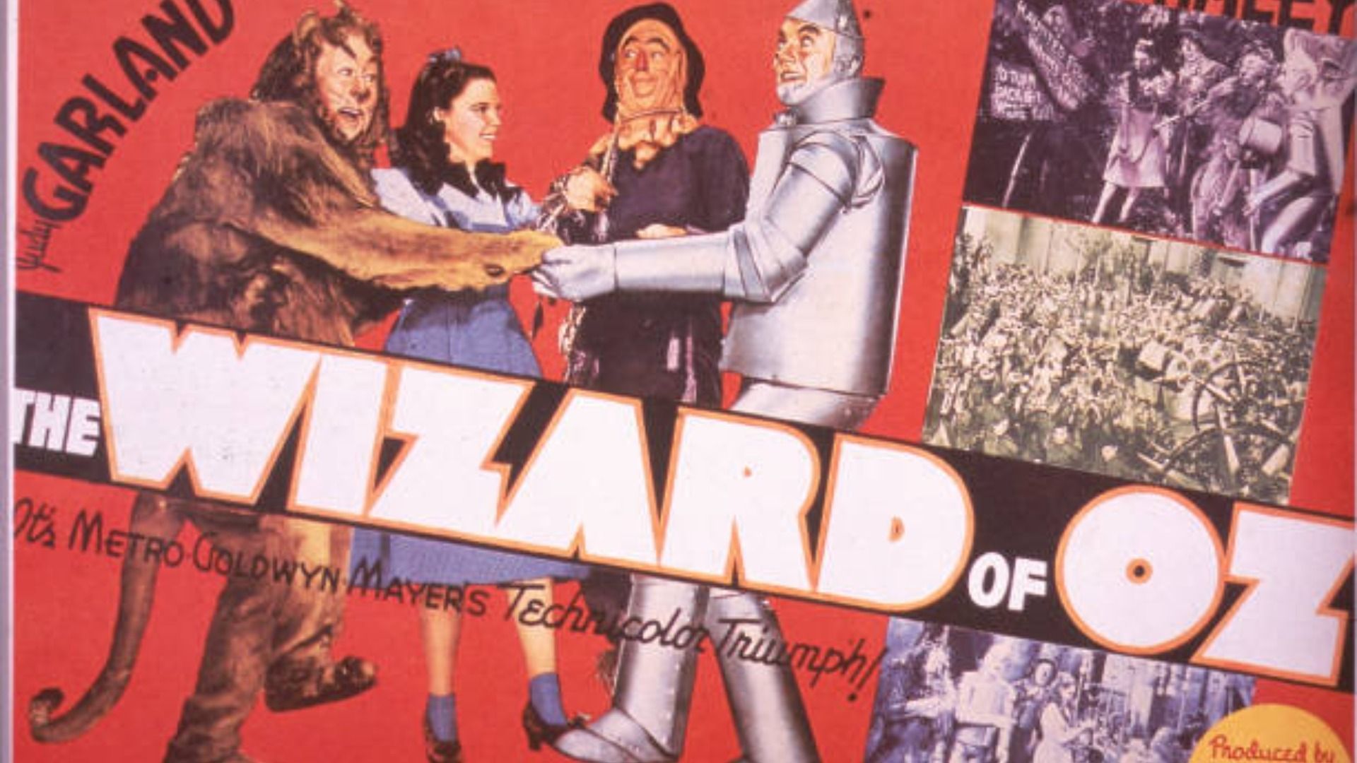 'The Wizard Of Oz,' shows an illustration of American actors / Image Source: Getty